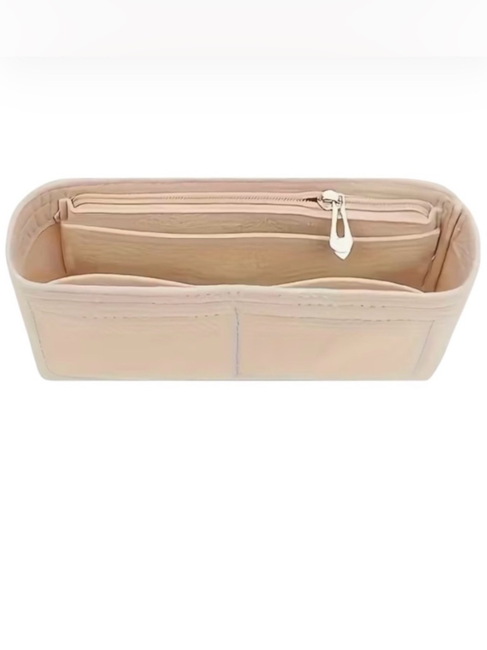 Large Purse insert khaki felt insert organizer